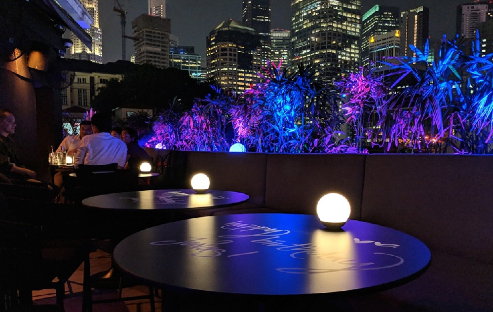 The Other Roof - Outdoor RGB Linear & Spots with Pharos LPC2 Control